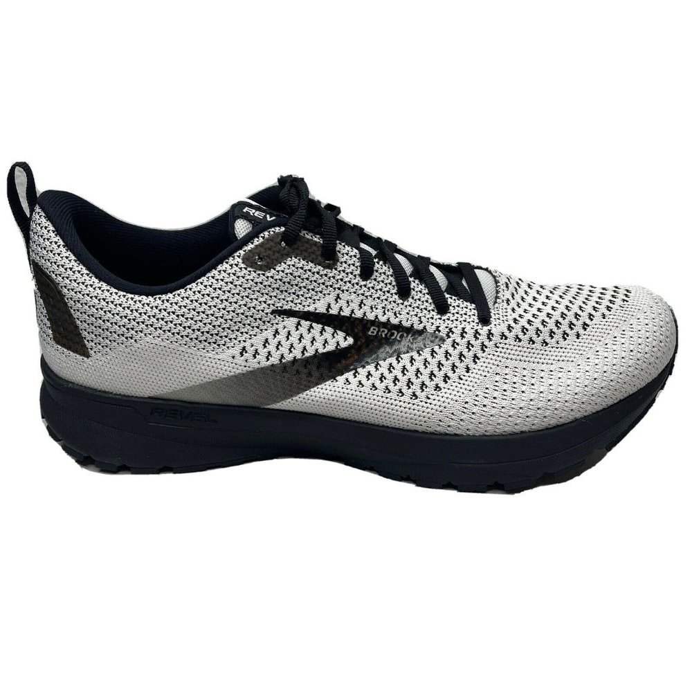 Brooks Revel 4 Running Shoes Womens Size 11 White Black Sneakers New Without Box - Picture 2 of 10